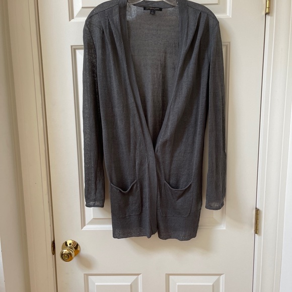 Classiques Entier Longline Linen Cardigan Size Small - Picture 2 of 8